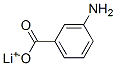 lithium 3-aminobenzoate Struktur