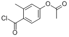 Benzoyl chloride, 4-(acetyloxy)-2-methyl- (9CI) 结构式