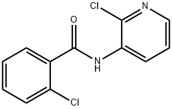 3-(2'-chlorobenzoyl)amino-2-chloropyridine 结构式