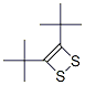 3,4-ditert-butyldithiete Structure