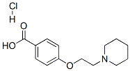 4-[2-(1-吡咯烷基)乙氧基]苯甲酸盐酸盐, 84449-80-9, 结构式