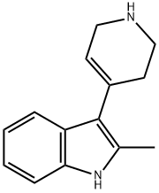 2-METHYL-3-(1,2,3,6-TETRAHYDROPYRIDIN-4-YL)-1H-INDOLE 结构式