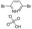 2,5-ジブロモピリジン・硫酸塩 化学構造式