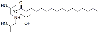 tris(2-hydroxypropyl)ammonium palmitate Structure