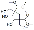 2,4-ビス(ジメトキシメチル)-2,4-ビス(ヒドロキシメチル)-1,5-ペンタンジオール 化学構造式