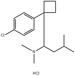 シブトラミン塩酸塩 化学構造式
