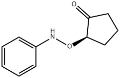 Cyclopentanone, 2-[(phenylamino)oxy]-, (2R)- (9CI) Structure
