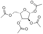 1,2,3,5-TETRA-O-ACETYL-BETA-L-XYLOFURANOSE Struktur
