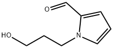 1H-Pyrrole-2-carboxaldehyde, 1-(3-hydroxypropyl)- (9CI) 结构式