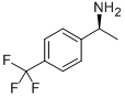 (S)-1-[4-(トリフルオロメチル)フェニル]エチルアミン 化学構造式