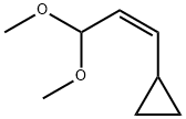 (3,3-Dimethoxy-propenyl)-cyclopropane Structure