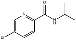 N-异丙基-5-溴吡啶甲酰胺 结构式