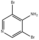 4-アミノ-3,5-ジブロモピリジン 化学構造式