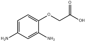 (2,4-diaminophenoxy)acetic acid 结构式