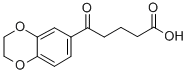 5-[(3,4-ETHYLENEDIOXY)PHENYL]-5-OXOVALERIC ACID Structure