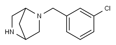 (1S,4S)-(+)-2-(3-CHLORO-BENZYL)-2,5-DIAZA-BICYCLO[2.2.1]HEPTANE DIHYDROCHLORIDE Structure