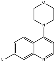 4-(7-氯喹啉-4-基)吗啉, 84594-64-9, 结构式