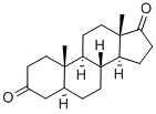 5a-雄甾烷二酮 结构式