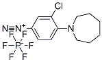 3-chloro-4-(hexahydro-1H-azepin-1-yl)benzenediazonium hexafluorophosphate 结构式