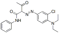 2-[[3-chloro-4-(diethylamino)phenyl]azo]-3-oxo-N-phenylbutyramide 结构式