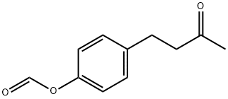 4-[4-(ホルミルオキシ)フェニル]-2-ブタノン 化学構造式