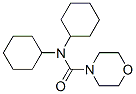 N,N-dicyclohexylmorpholine-4-carboxamide 结构式
