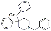 phenyl 4-phenyl-1-(phenylmethyl)-4-piperidyl ketone 结构式