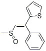 methyl-(2-phenyl-2-(thienyl)vinyl)sulfoxide Structure