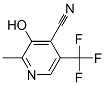 4-Pyridinecarbonitrile,  3-hydroxy-2-methyl-5-(trifluoromethyl)- Structure