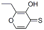 2-ethyl-3-hydroxy-4H-pyran-4-thione Structure