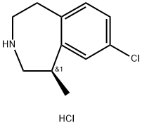 Lorcaserin hydrochloride Structure