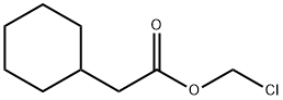 环己基乙酸氯甲酯 结构式