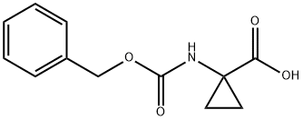 1-(Cbz-amino)cyclopropanecarboxylic acid Struktur