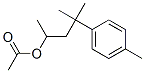 1,3,3-trimethyl-3-(p-tolyl)propyl acetate Structure