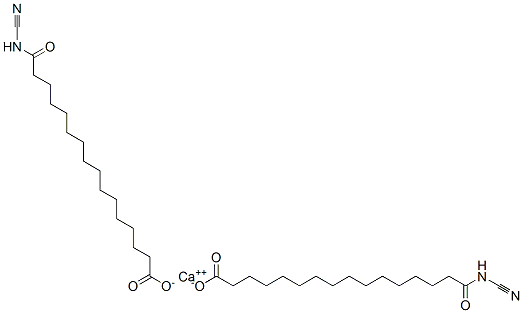 calcium bis[N-cyanopalmitamidate] Struktur