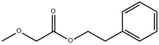 2-phenylethyl methoxyacetate 结构式