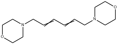 4,4'-(hexa-2,4-diene-1,6-diyl)bismorpholine Structure