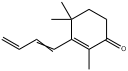 3-(1,3-butadienyl)-2,4,4-trimethylcyclohex-2-en-1-one Structure
