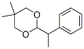 5,5-dimethyl-2-(1-phenylethyl)-1,3-dioxane Structure