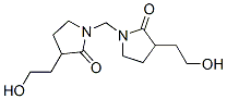 1,1'-メチレンビス[3-(2-ヒドロキシエチル)-2-ピロリジノン] 化学構造式