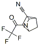 2-Azabicyclo[2.2.1]heptane-3-carbonitrile, 2-(trifluoroacetyl)-, exo- (9CI) Structure