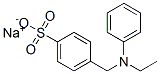 sodium 4-[(ethylanilino)methyl]benzenesulphonate Struktur