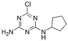 6-chloro-N-cyclopentyl-1,3,5-triazine-2,4-diamine Structure