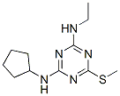 N-cyclopentyl-N'-ethyl-6-(methylthio)-1,3,5-triazine-2,4-diamine Structure