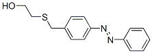 2-[[[4-(フェニルアゾ)フェニル]メチル]チオ]エタノール 化学構造式