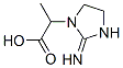 1-Carboxyethyl-2-iminoimidazolidine Structure