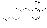 N,N,N'-trimethyl-N'-(2-hydroxy-3-methyl-5-iodobenzyl)-1,3-propanediamine Structure