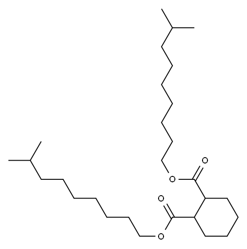 diisodecyl cyclohexane-1,2-dicarboxylate 结构式