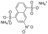 diammonium 3-nitronaphthalene-1,5-disulphonate 结构式
