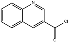 キノリン-3-カルボニルクロリド 化学構造式